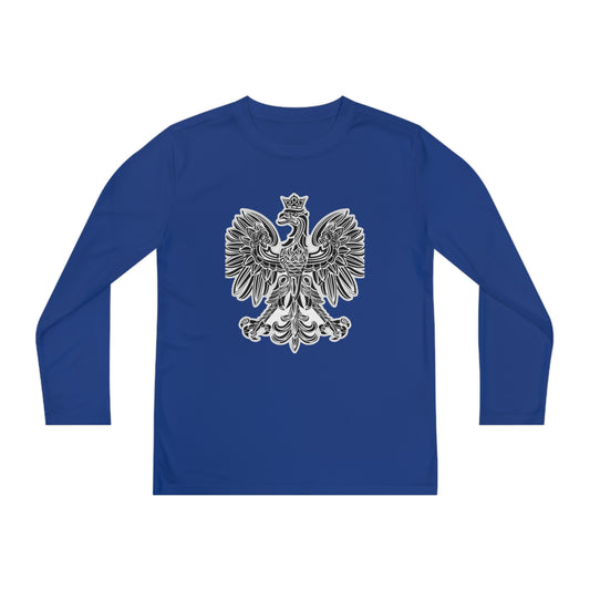 Polish Eagle Youth Long Sleeve Competitor Tee