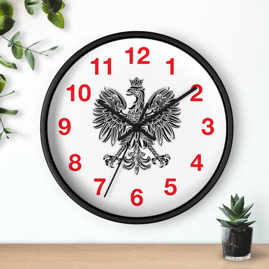 Wall Clock - Polish Eagle