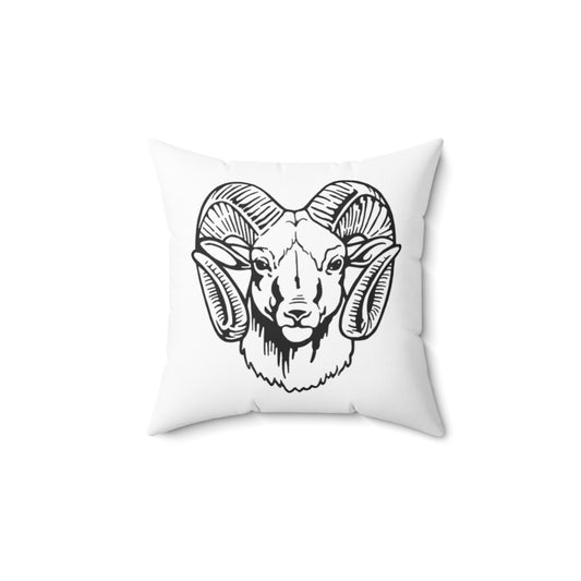 Spun Polyester Square Pillow - Goralski Baran 2 sided