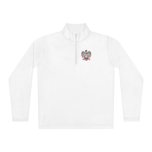 Unisex Polish Eagle Quarter-Zip Pullover