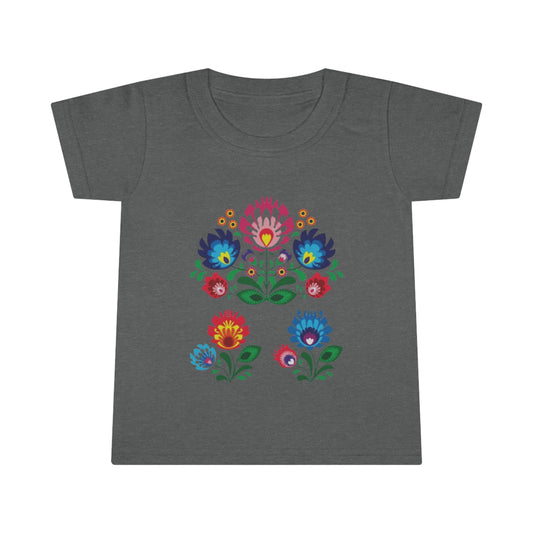 Toddler Polish Folk Flowers T-shirt