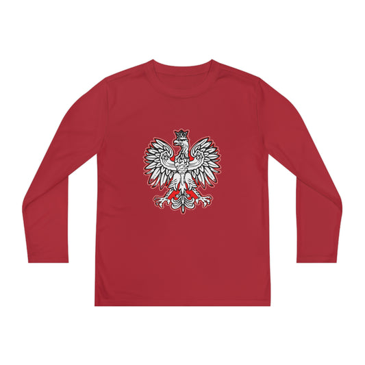 Polish Eagle Youth Long Sleeve Competitor Tee