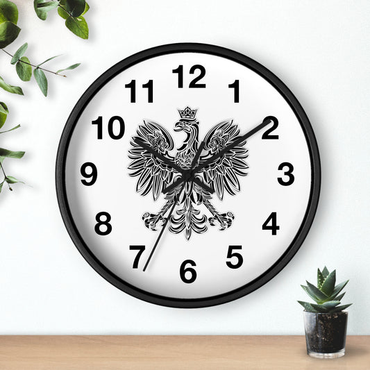 Wall Clock - Polish Eagle